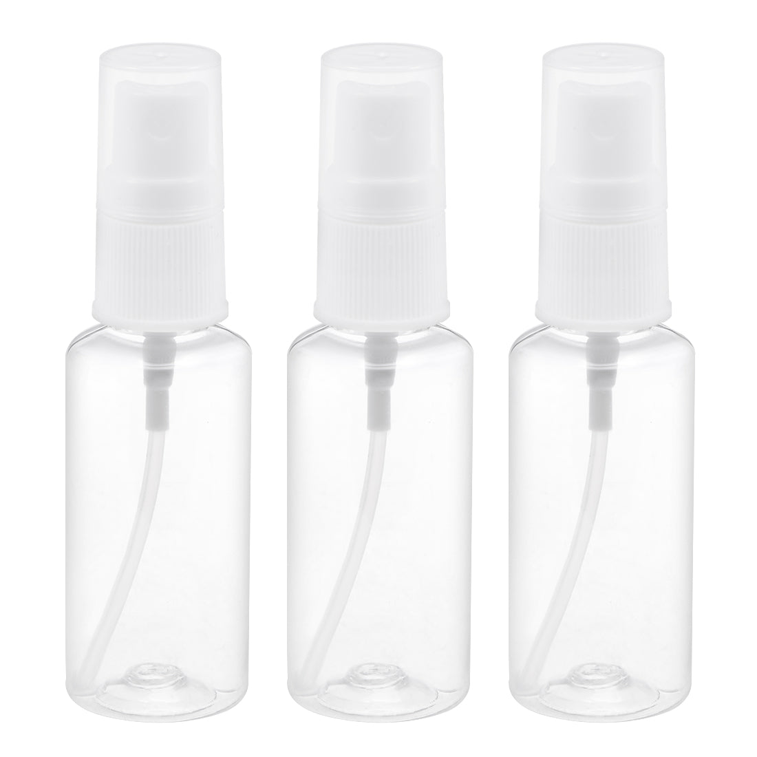 uxcell Uxcell Fine Mist Spray Bottle, 1 oz/ 30ml Plastic Spray Clear Bottles w Atomizer Pump and Refillable 3pcs