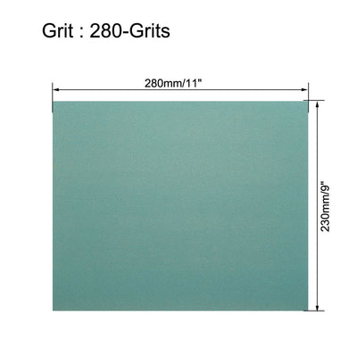Harfington Uxcell Silicon Carbide Sandpaper, 400-Grits Wet Dry Sanding Paper 11" x 9" 10pcs