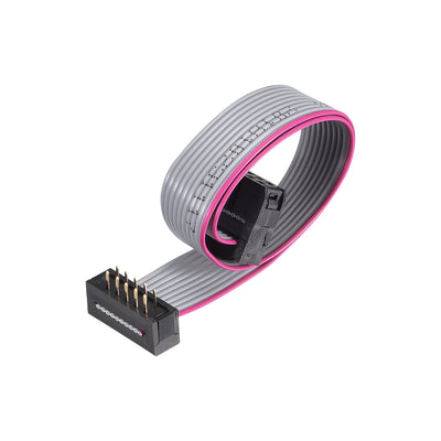 IDC Wire Flat Ribbon Cable FC/FD Connector A-type 8 Pins 2.54mm Pitch 500mm Length IDC Wire Flat Ribbon Cable FC/FD Connector A-type 8 Pins 2.54mm Pitch 500mm Length
