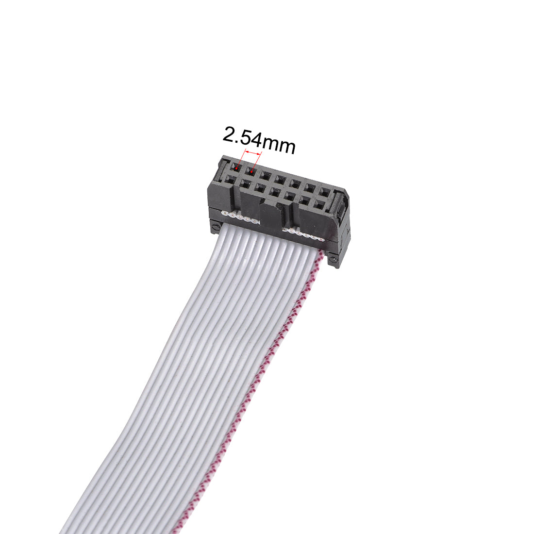 uxcell Uxcell IDC Wire Flat Ribbon Cable FC/FD Connector A-type 14Pins 2.54mm Pitch 0.2m Long