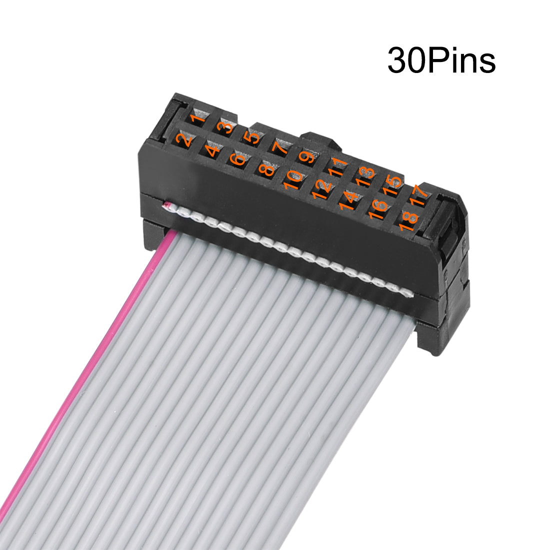 Uxcell IDC Wire Flat Ribbon Cable FC/FC Connector A-type 40Pins 2.54mm