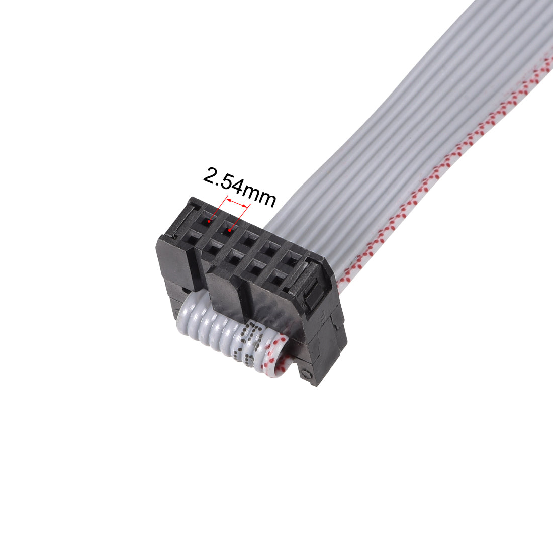 uxcell Uxcell IDC Wire Flat Ribbon Cable DB9 Female to FC-10 Female Connector 2.54mm Pitch 20cm Length