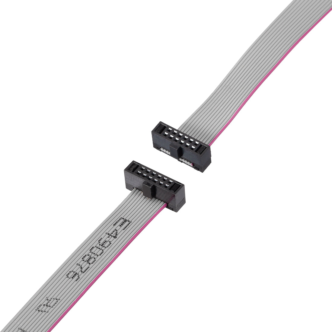 uxcell Uxcell IDC Wire Flat Ribbon Cable FC/FC Female Connector A-type 12Pins 1.27mm Pitch 20cm Length