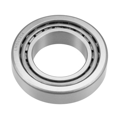 Harfington Uxcell LM501349/LM501314 Tapered Roller Bearing Cone and Cup Set 1.625" Bore 2.891" OD