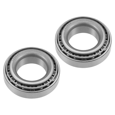 Harfington Uxcell L44649/L44610 Tapered Roller Bearing Cone and Cup Set 1.0625" Bore 1.98" OD 2pcs