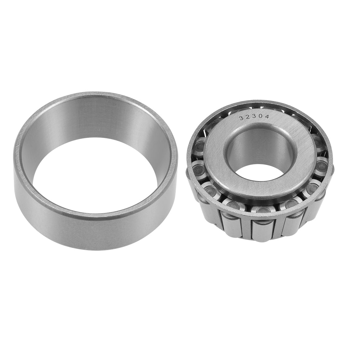 uxcell Uxcell 32304 Tapered Roller Bearing Cone and Cup Set 20mm Bore 52mm OD 21mm Width 2pcs