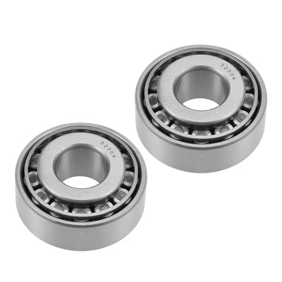 Harfington Uxcell 32304 Tapered Roller Bearing Cone and Cup Set 20mm Bore 52mm OD 21mm Width 2pcs