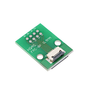 uxcell Uxcell FFC FPC 8 Pin 0.5mm 1mm Pitch to DIP 2.0mm PCB Converter Board Couple Extend Adapter