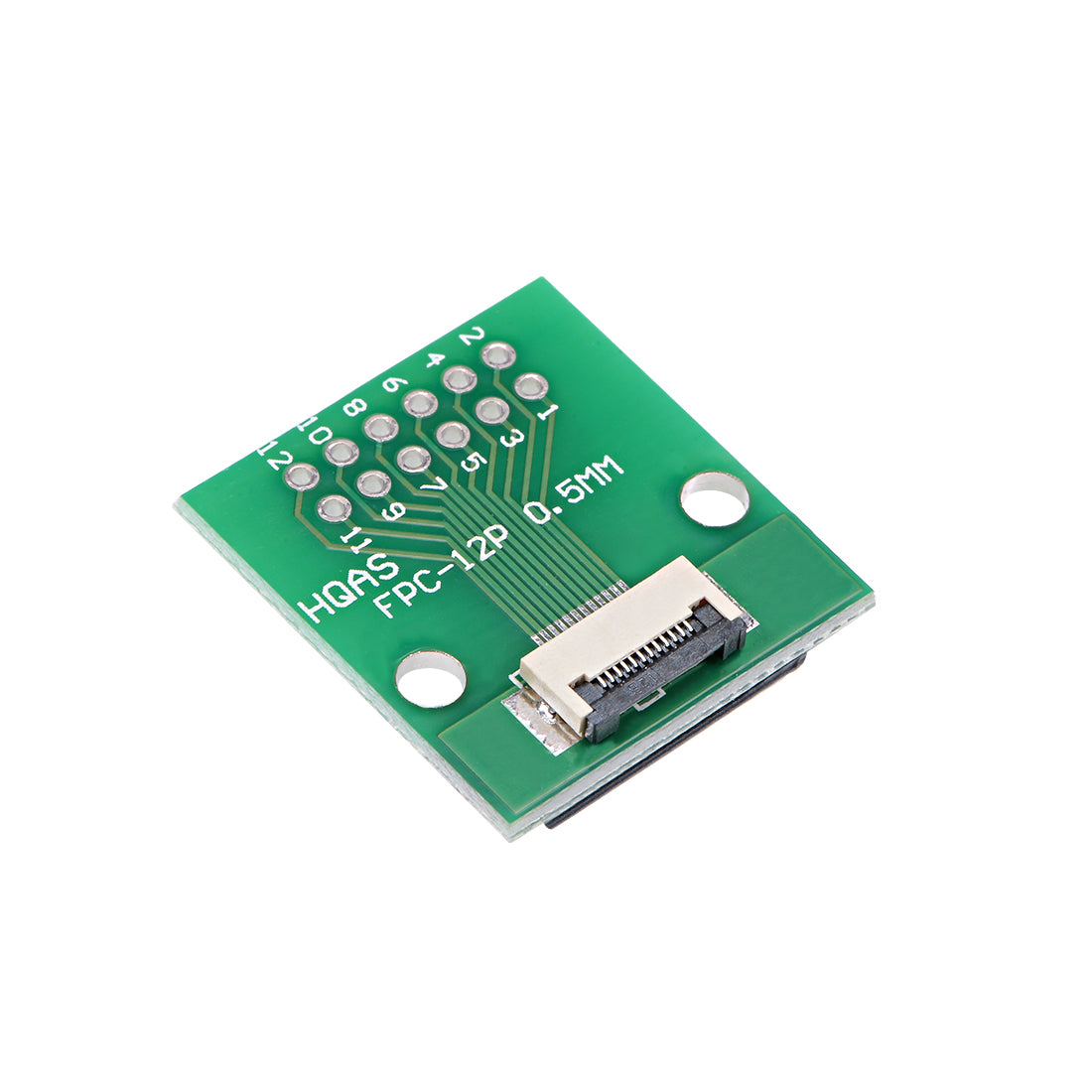 uxcell Uxcell FFC FPC 12 Pin 0.5mm 1mm Pitch to DIP 2.0mm PCB Converter Board Couple Extend Adapter