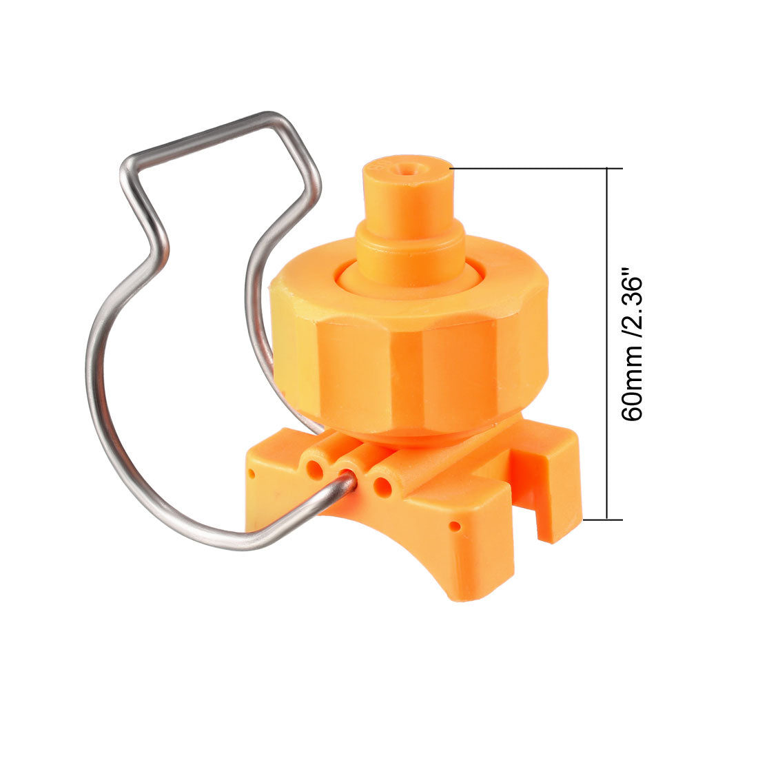 uxcell Uxcell Spray Nozzle, Adjustable Ball Flat Fan Full Cone Clamp Clip Nozzle Watering Irrigation