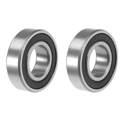 Harfington Uxcell Deep Groove Ball Bearing Double Sealed ABEC-3 Z1 Bearings