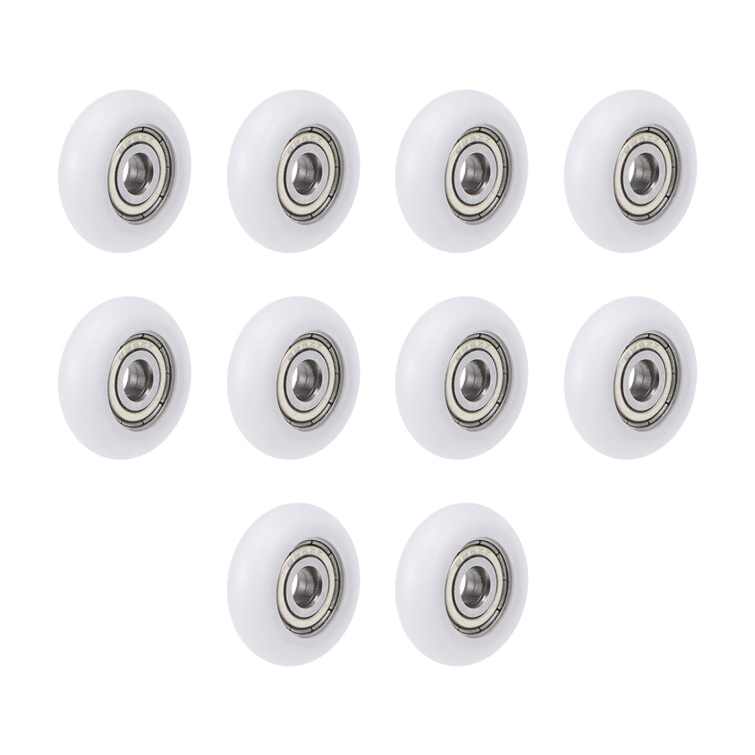 uxcell Uxcell 625ZZ Plastic Coated Ball Bearing 5x23x7mm for Slide Door Windows Furniture Pulley 10pcs