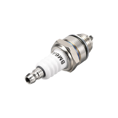 Harfington Uxcell BM6A Spark Plug 3 Electrode , for M7 / L7T / CJ8 / 1560 Spark Plug Replacement , 2pcs