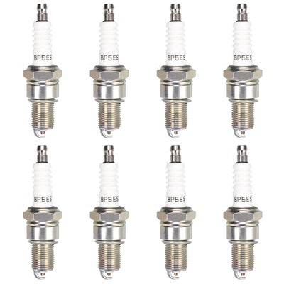 uxcell Uxcell BP5ES Spark Plug for Generator Lawnmower Tractor Go Kart Mini Bike , 8pcs