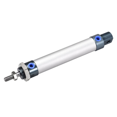 uxcell Uxcell Pneumatic Air Cylinder,20mm Bore 100mm Stoke M8,Single Rod Double Action