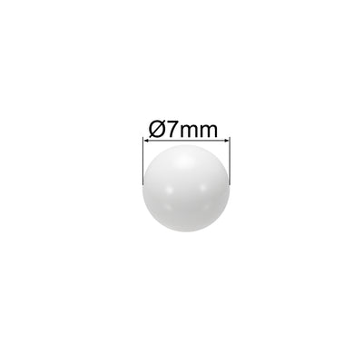 Harfington Uxcell 8mm POM Coin Ring Making Balls, Plastic Bearing Ball 10pcs
