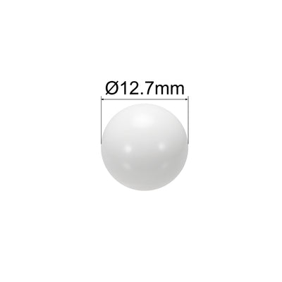 Harfington Uxcell 3/4-inch POM Coin Ring Making Balls, Plastic Bearing Ball 5pcs