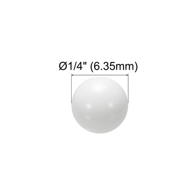 Harfington Uxcell 3/8-inch POM Coin Ring Making Balls, Plastic Bearing Ball 50pcs