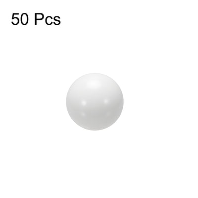 Harfington Uxcell 3/8-inch POM Coin Ring Making Balls, Plastic Bearing Ball 50pcs