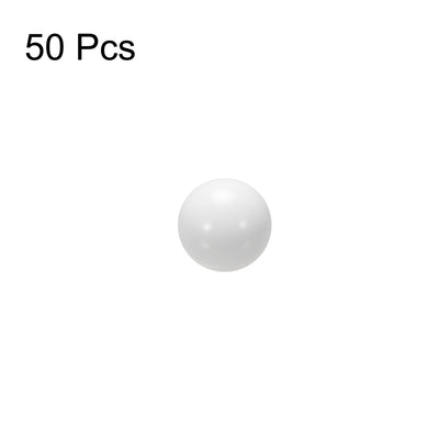 Harfington Uxcell 9mm POM Coin Ring Making Balls, Plastic Bearing Ball 50pcs