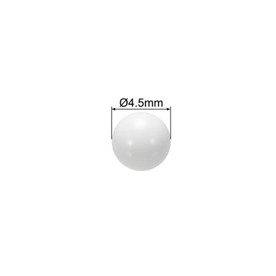 Harfington Uxcell 5mm POM Coin Ring Making Balls, Plastic Bearing Ball 100pcs