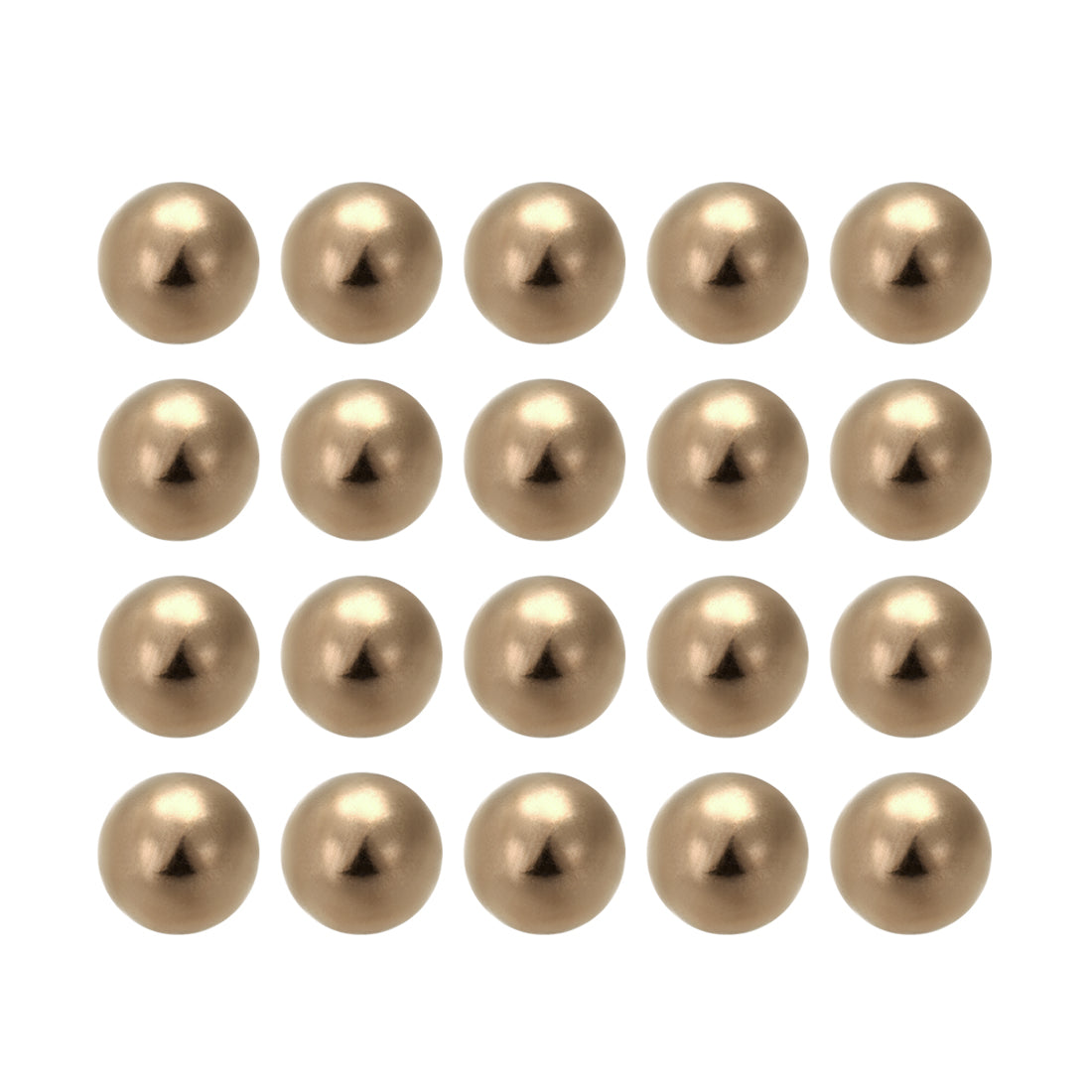 Uxcell Uxcell 6mm Precision Solid Brass Bearing Balls 20pcs