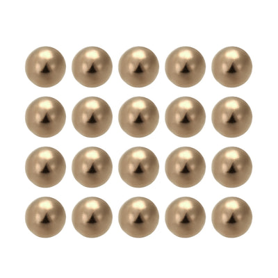 Harfington Uxcell 6mm Precision Solid Brass Bearing Balls 20pcs