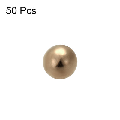 Harfington Uxcell 1/4-inch Precision Solid Brass Bearing Balls 50pcs