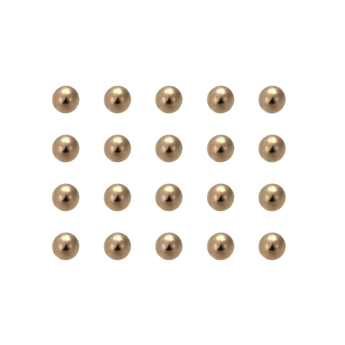 Uxcell Uxcell 1/4-inch Precision Solid Brass Bearing Balls 50pcs