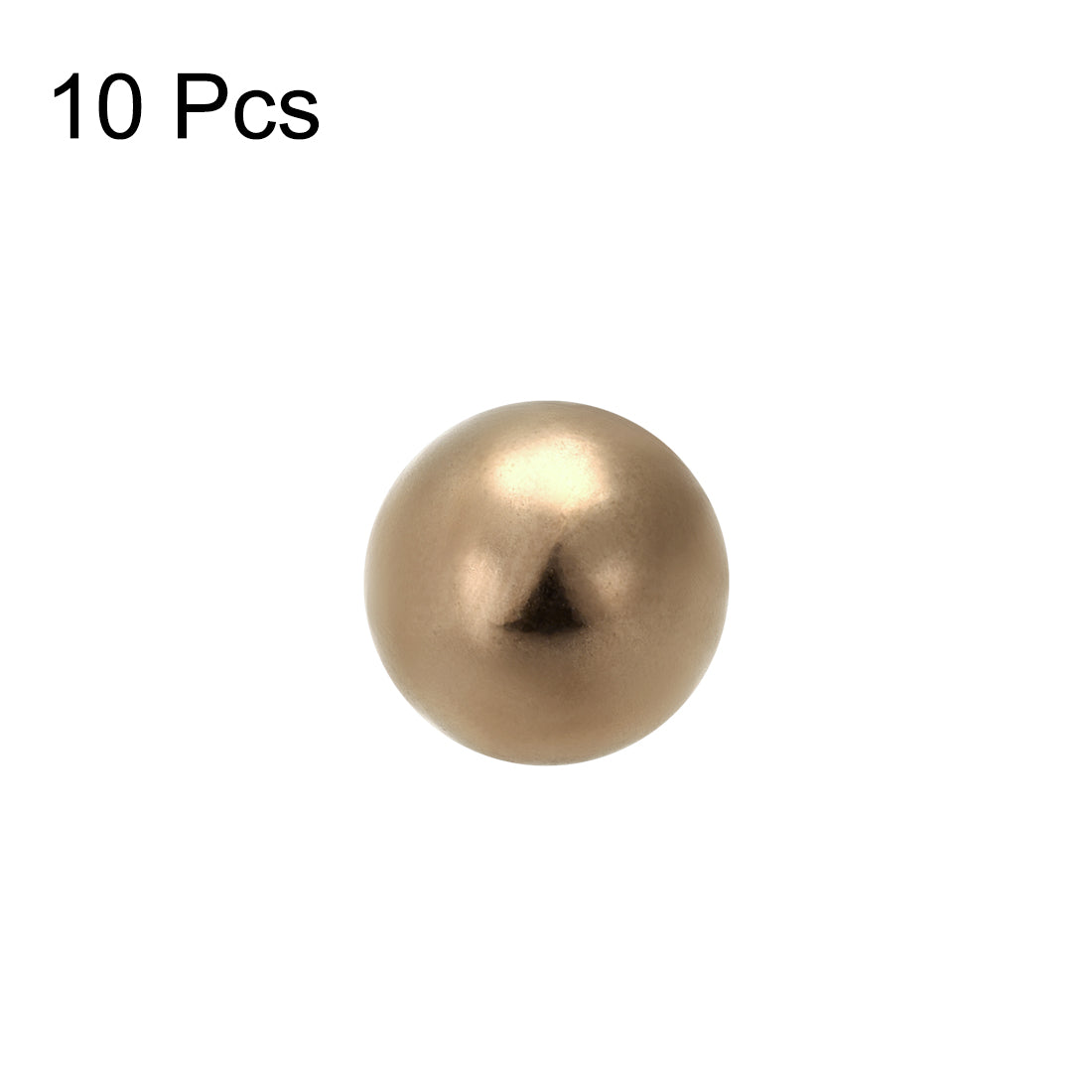 uxcell Uxcell 3/8-inch Precision Solid Brass Bearing Balls 10pcs
