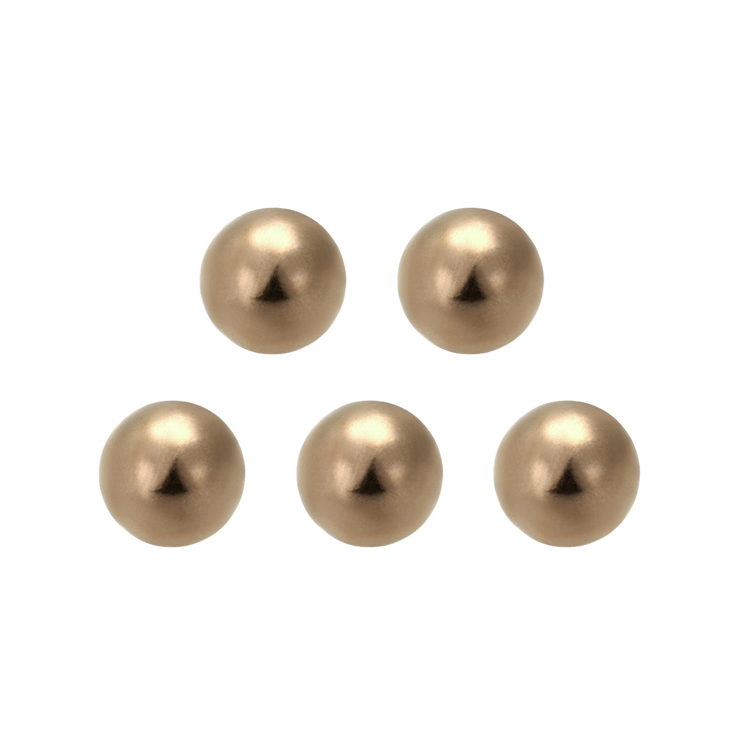 uxcell Uxcell 3/8-inch Precision Solid Brass Bearing Balls 10pcs