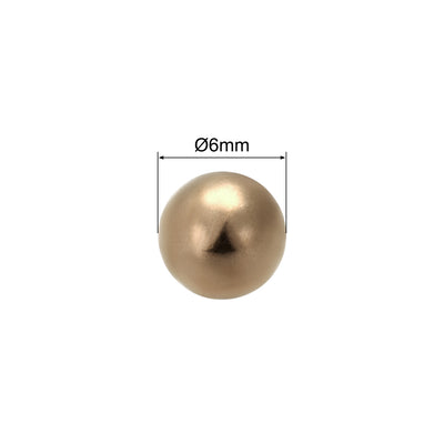 Harfington Uxcell 4.5mm Precision Solid Brass Bearing Balls 50pcs