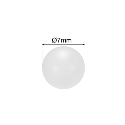 Harfington Uxcell 7mm PP Solid Plastic Balls, Precision Bearing Ball 200pcs