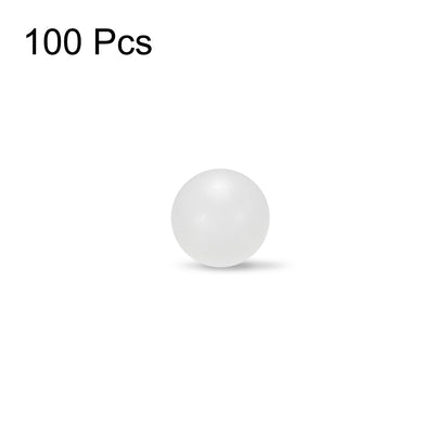 Harfington Uxcell 10mm PP Solid Plastic Balls, Precision Bearing Ball 100pcs