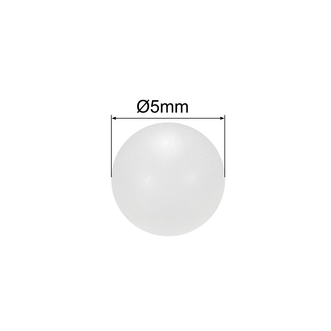 Uxcell Uxcell 7mm PP Solid Plastic Balls, Precision Bearing Ball 200pcs