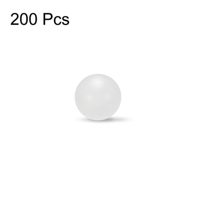 Harfington Uxcell 7mm PP Solid Plastic Balls, Precision Bearing Ball 200pcs