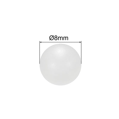 Harfington Uxcell 7mm PP Solid Plastic Balls, Precision Bearing Ball 300pcs