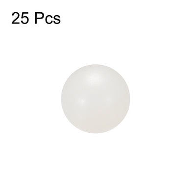 Harfington Uxcell 1/2-inch PA Nylon Solid Plastic Balls, Precision Bearing Ball 25pcs