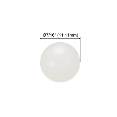 Harfington Uxcell 7/16-inch PA Nylon Solid Plastic Balls, Precision Bearing Ball 10pcs
