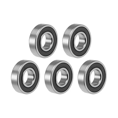 Harfington Uxcell Deep Groove Ball Bearing Double Sealed ABEC-3 Bearings