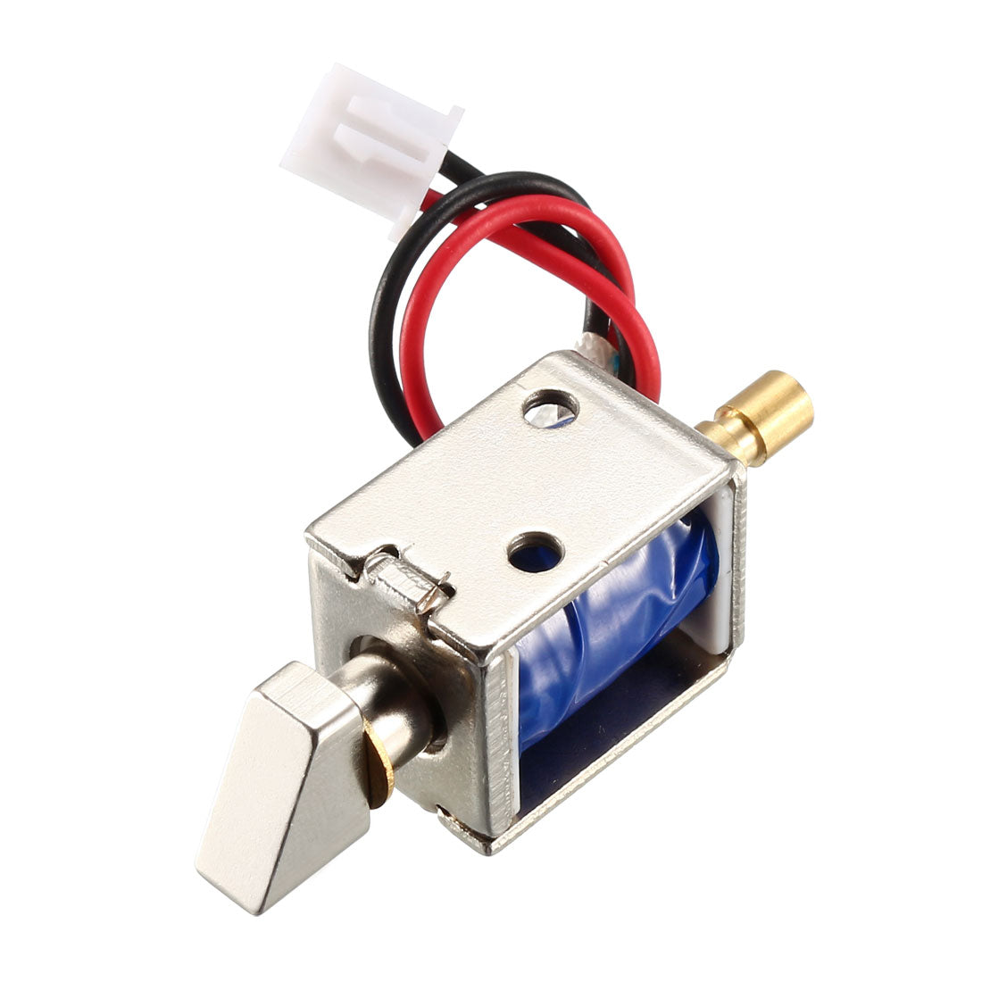uxcell Uxcell DC 12V 0.43A 4mm Mini Electromagnetic Solenoid Lock Assembly for Electirc Door Lock