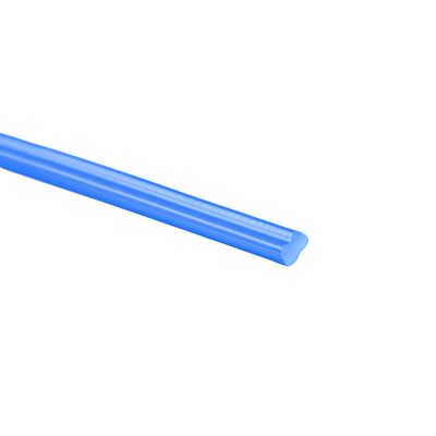 Harfington Uxcell PE Plastic Welding Rods,5mm Wide,3mm Thickness,1 Meter,Welding Stick,for Plastic Welder Gun/Hot Air Gun,Blue,6pcs