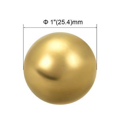 Harfington Uxcell 1-inch Precision Solid Brass Bearing Balls