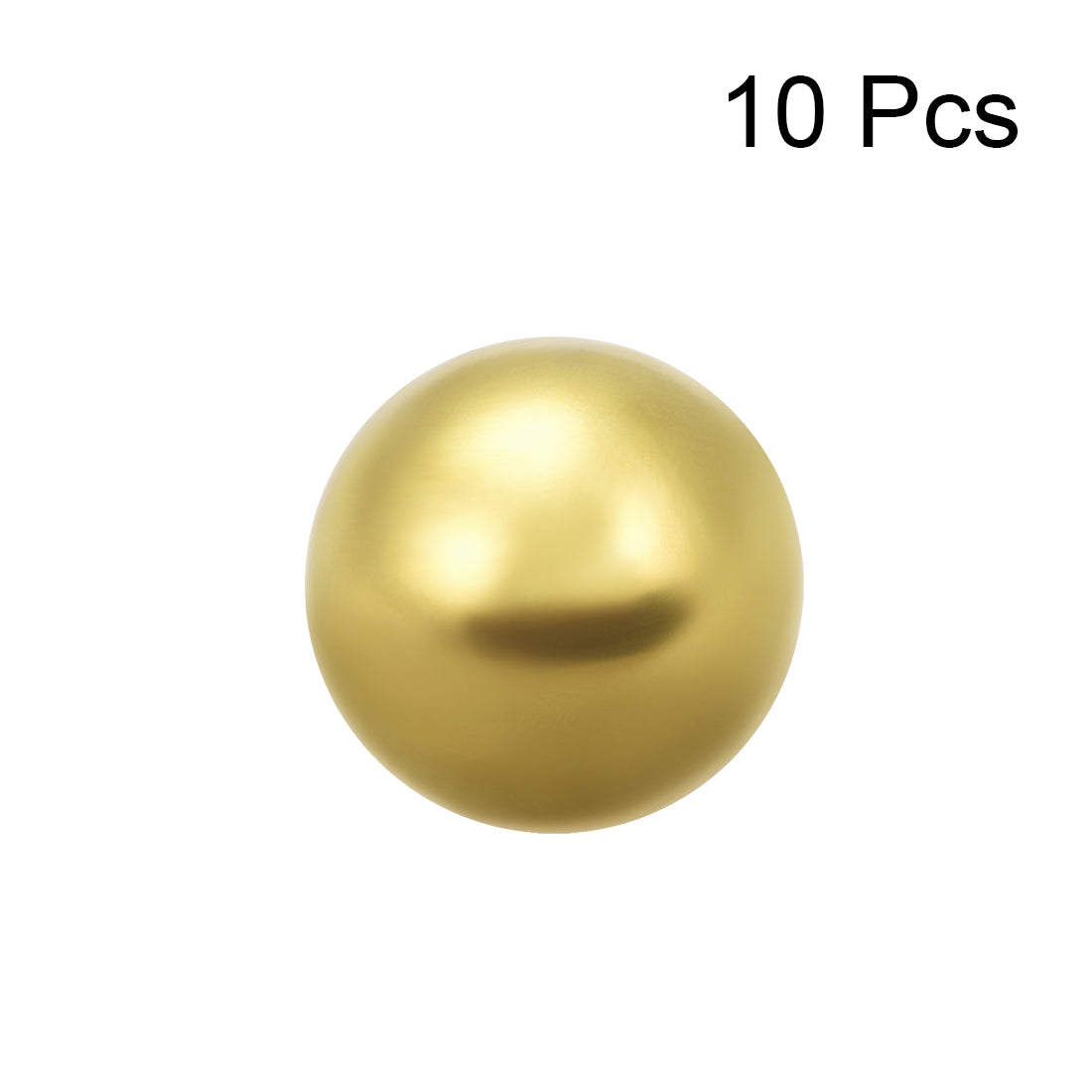 uxcell Uxcell 1/2-inch Precision Solid Brass Bearing Balls 10pcs
