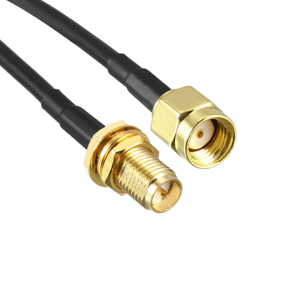 Uxcell Uxcell Antenna Extension Cable RP-SMA Male to RP-SMA Female Low Loss RG174 8 Ft