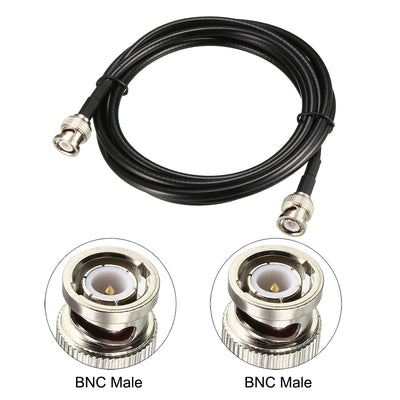 Harfington Uxcell RG58 Coaxial Cable with BNC Male to BNC Male Connectors 50 Ohm
