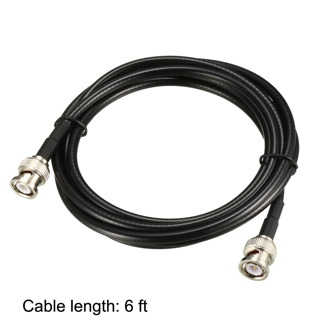 uxcell Uxcell RG58 Coaxial Cable with BNC Male to BNC Male Connectors 50 Ohm 2pcs