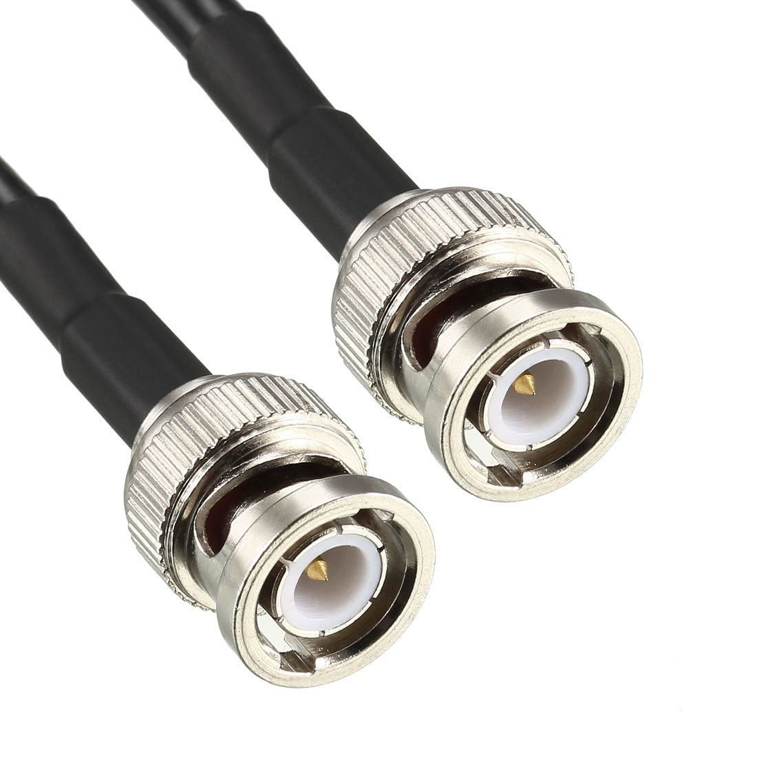 uxcell Uxcell RG58 Coaxial Cable with BNC Male to BNC Male Connectors 50 Ohm 2pcs