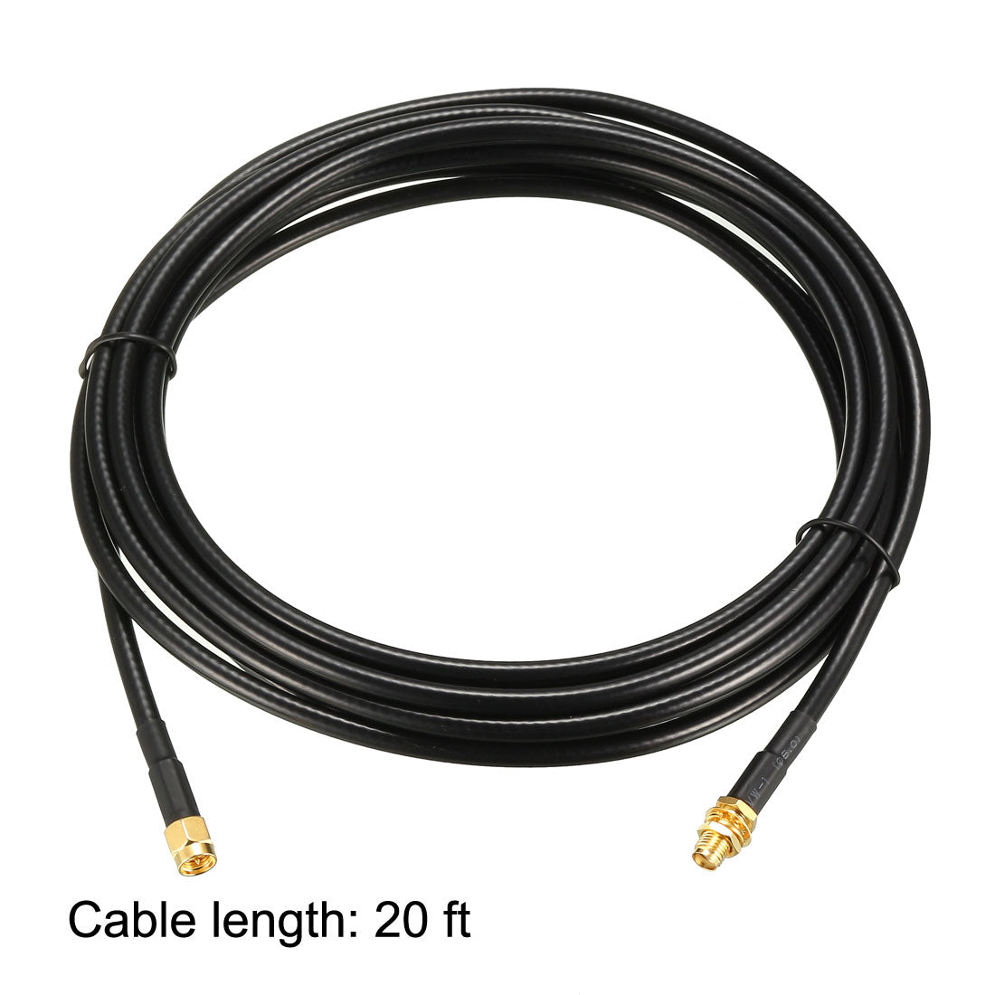 uxcell Uxcell Antenna Extension Cable SMA Male to SMA Male Coaxial Cable RG58 50 Ohm 20 ft