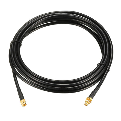 Harfington Uxcell Antenna Extension Cable SMA Male to SMA Male Coaxial Cable RG58 50 Ohm 20 ft
